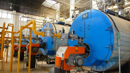 Gas detector in boiler room