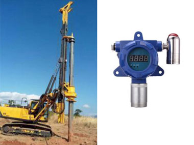 Hydrogen sulfide gas detectors at drilling